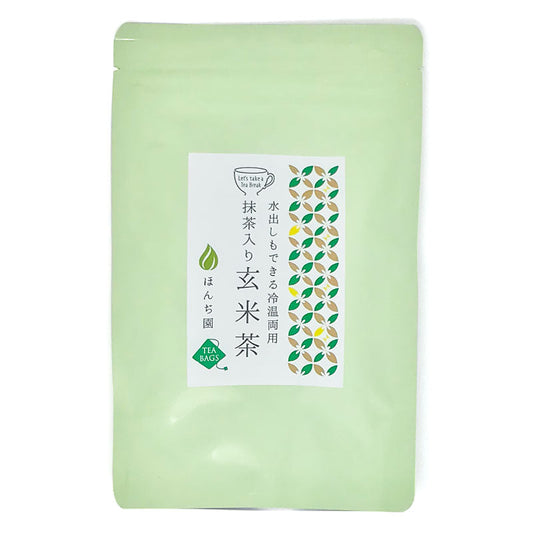抹茶入り玄米茶(冷温両用)5g x 15P ( ティーバッグ )