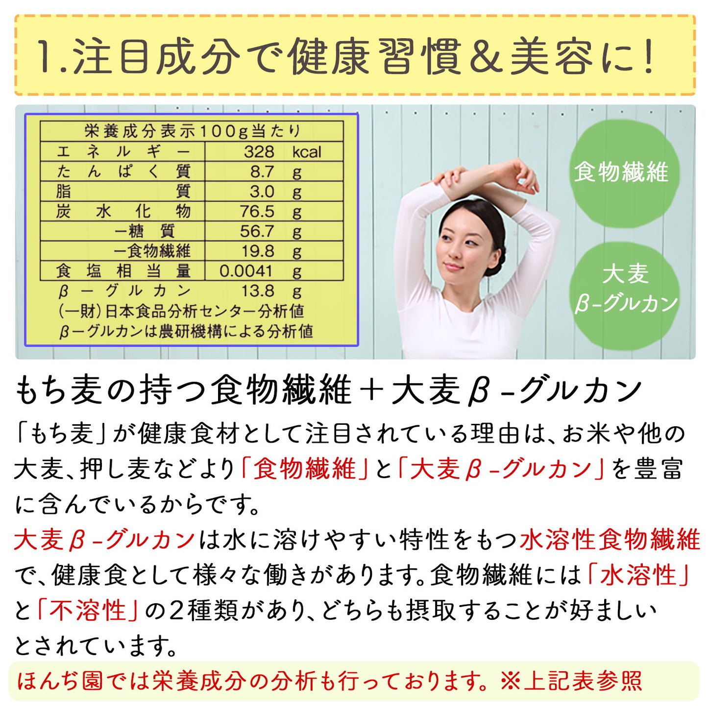 岡山県産 もち麦 「フクミファイバー」400g