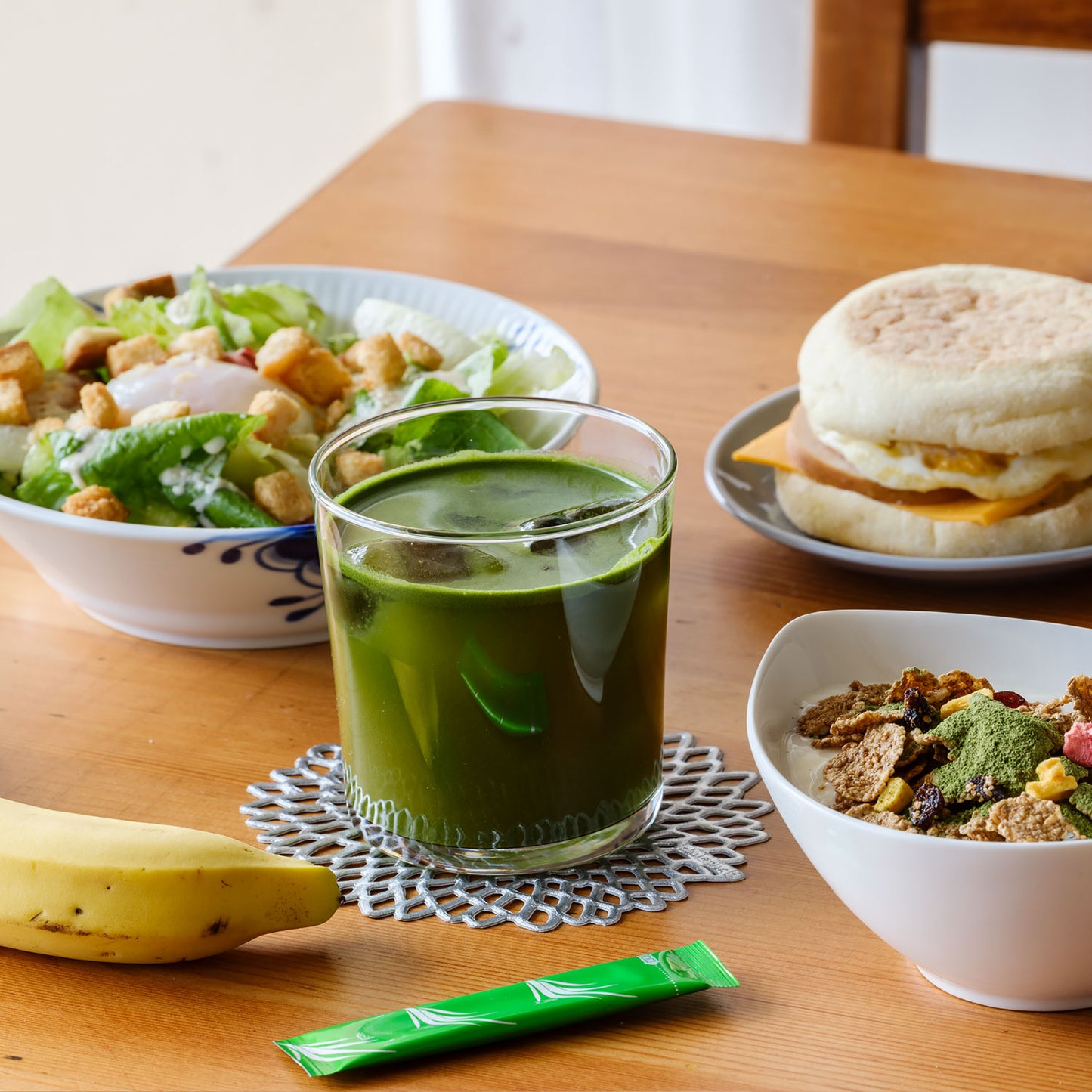 生絞りで酵素が生きた青汁！宇治抹茶香る青汁 3g