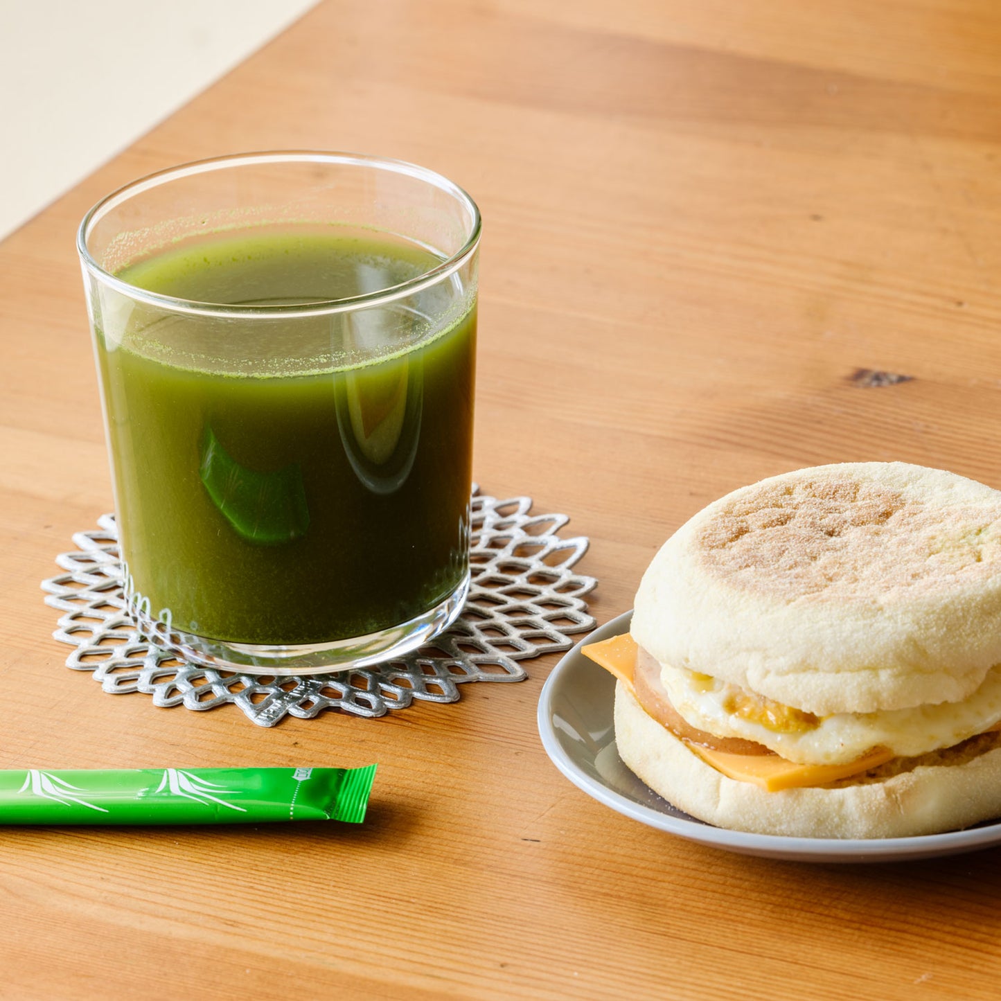 生絞りで酵素が生きた青汁！宇治抹茶香る青汁 3g