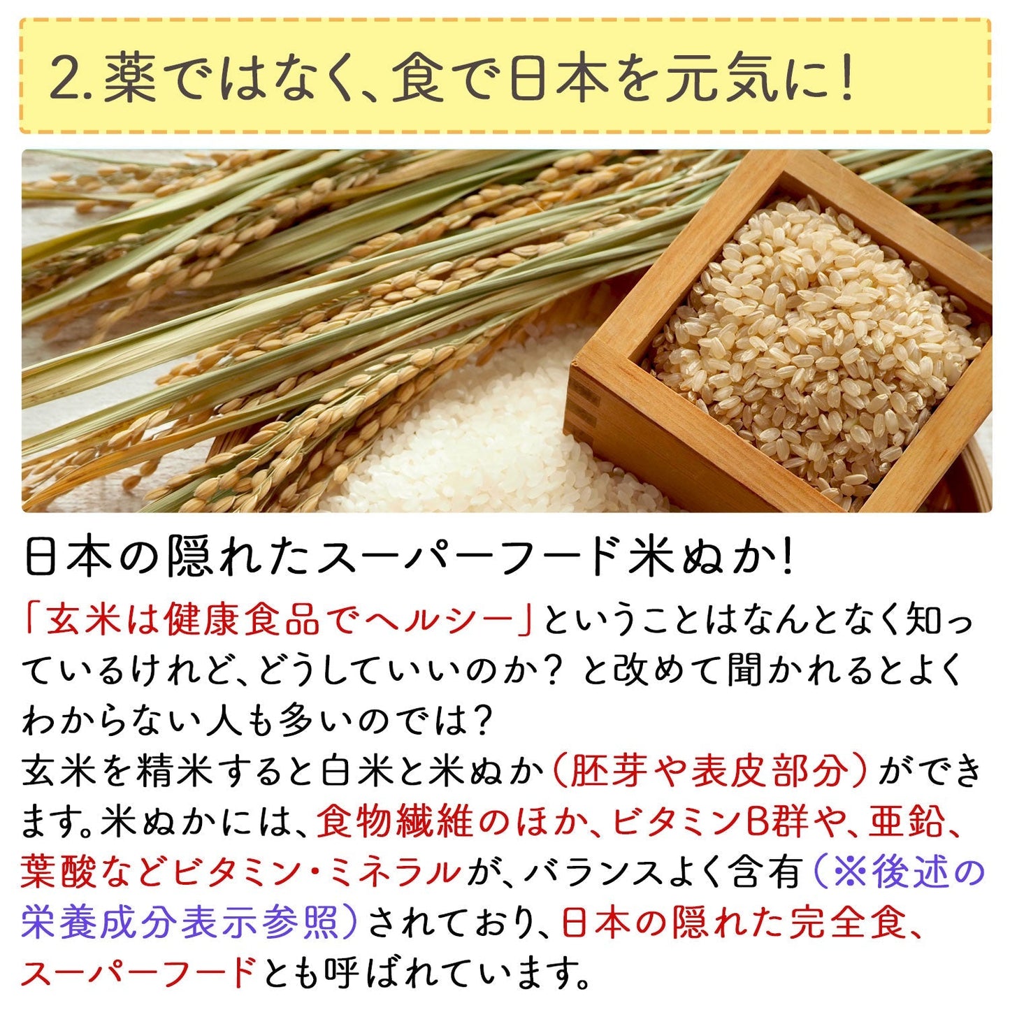 【定期購入】国産 進化した食べる！米ぬか (玄米) パウダー 400g