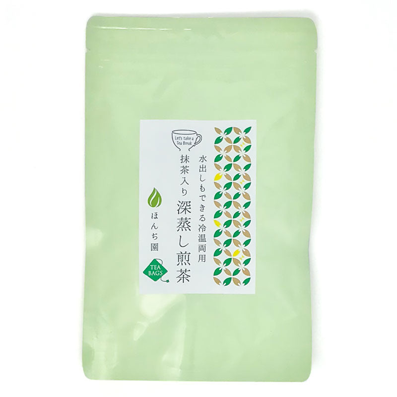 抹茶入り深むし煎茶（冷温両用）5g x 15P （ ティーバッグ ）
