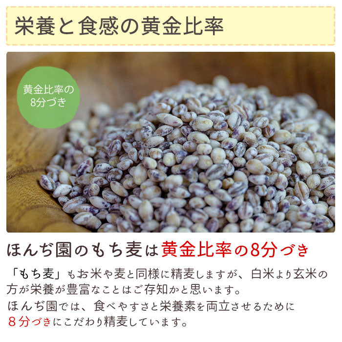 【定期購入】国産 もち麦 400g x 2袋（ 800g ）