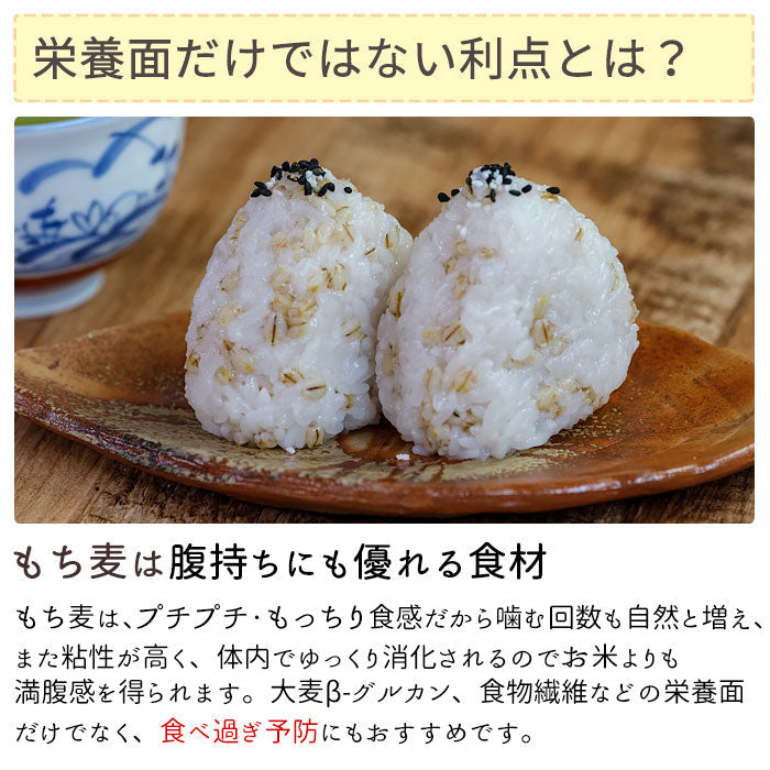 【定期購入】国産 もち麦 400g x 2袋（ 800g ）