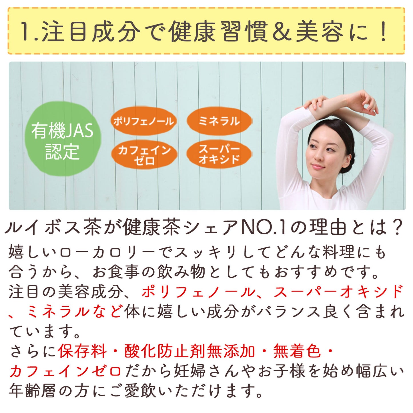 オーガニックルイボスティー（最上級グレード） 2g （ ティーバッグ ）