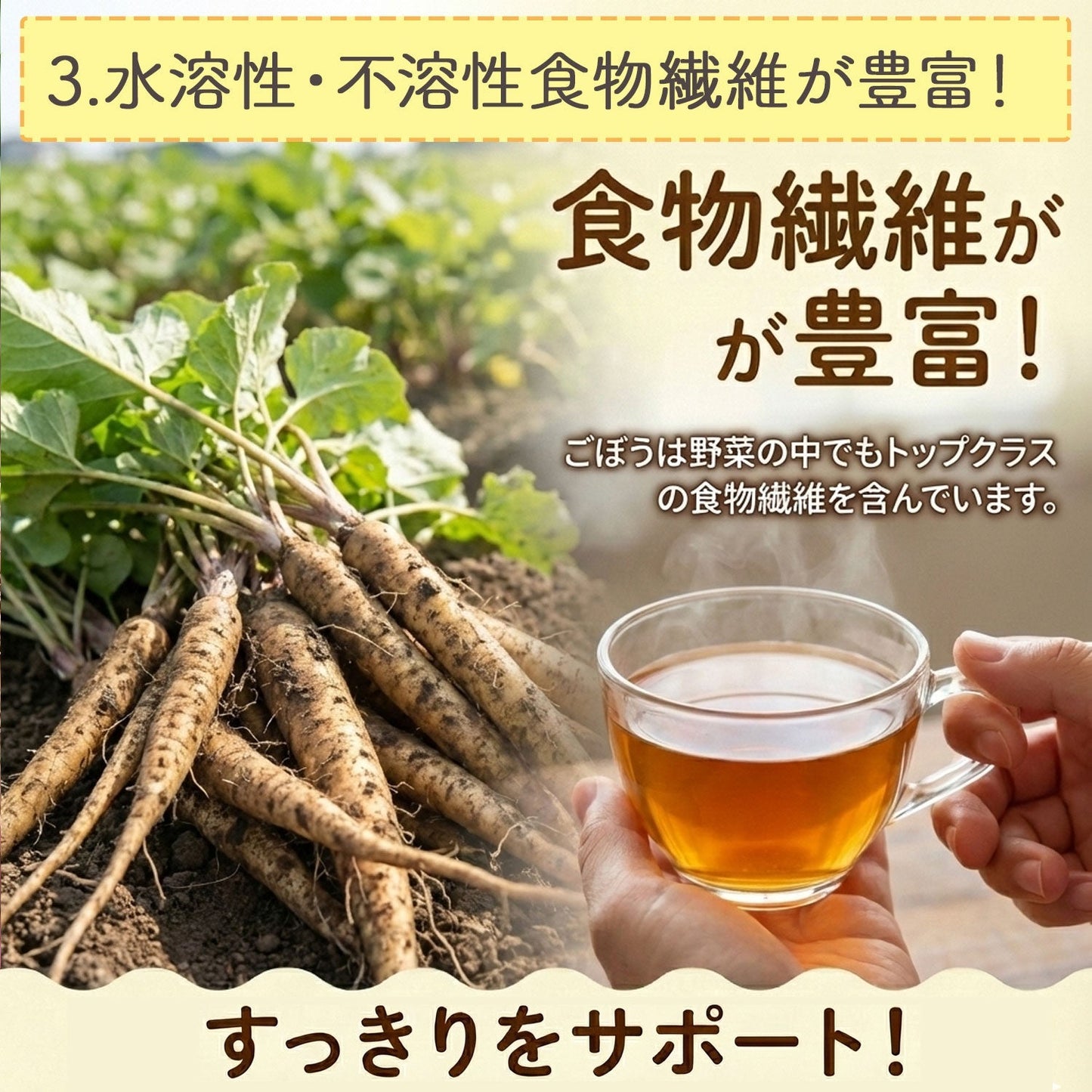 鹿児島県産 桜島溶岩焙煎のごぼう茶 2g x 30p（ ティーバッグ ）