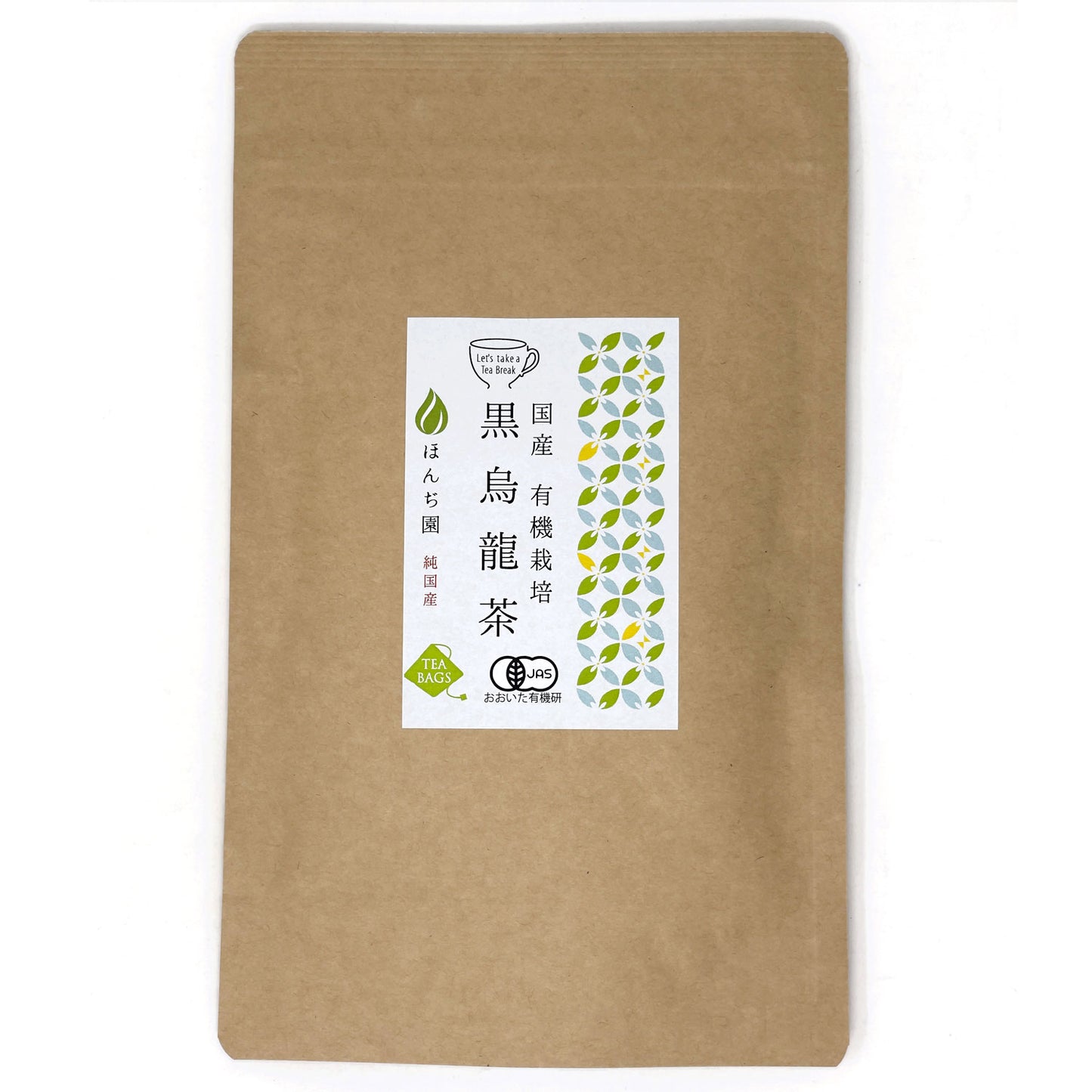 国産 有機 黒烏龍茶 3g （ ティーバッグ ）[ 有機JAS認定 ]